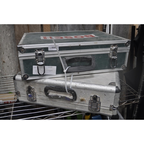 54 - 2 ALUMINIUM TOOL BOXES