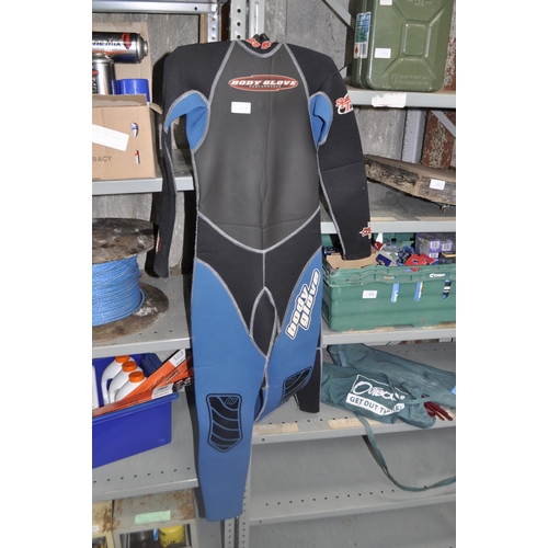 74 - GUL AND BODYGLOVE FULL WETSUITS