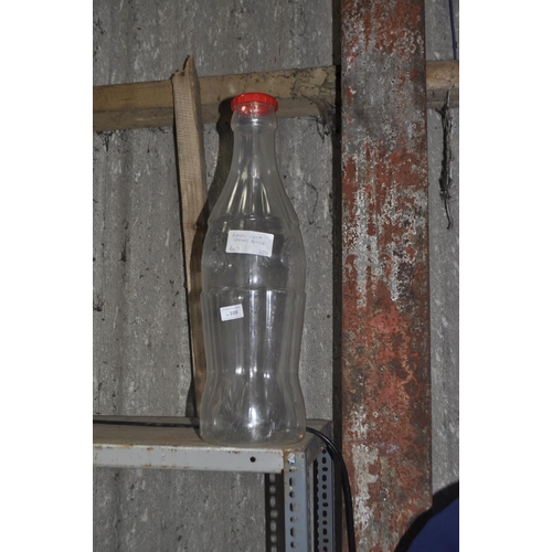 109 - LARGE PLASTIC COLA SAVING BOTTLE