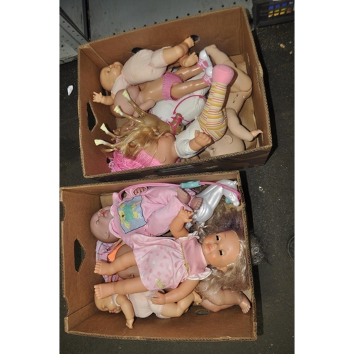 162 - 2 X BOXS OF ASSORTED DOLLS