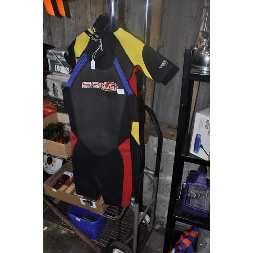 56 - SOLA FUSION AND A SOLA VISION SHORTY WETSUITS