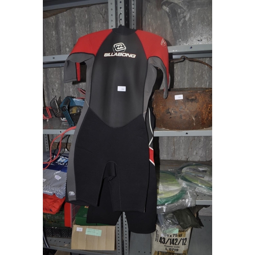 84 - BILLABONG AND PEGASUS SHORTY WETSUITS