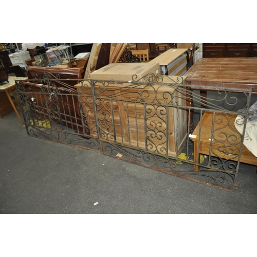 12 - PAIR OF WROUGHT IRON GATES 63