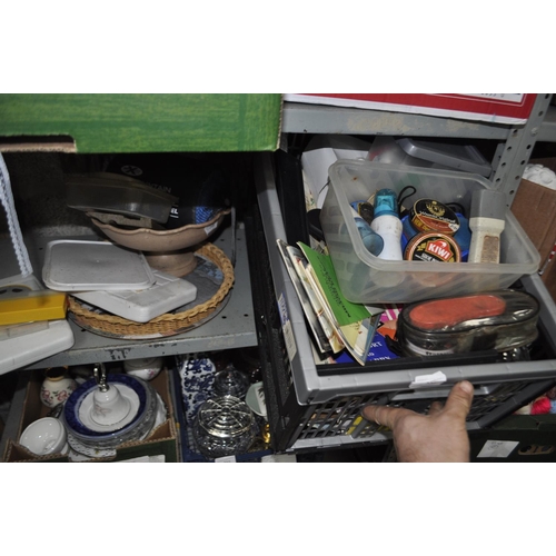 313 - LARGE QTY OF SLIDES, SHOE CLEANING EQUIPMENT AND VARIOUS BOWLS