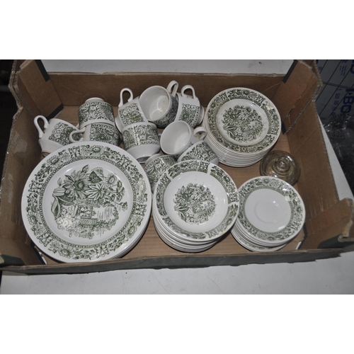 338 - BOX OF BROADHURST, ENGLISH GARDEN TEA SERVICE