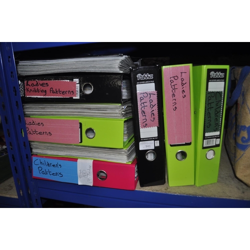 341 - 9 FOLDERS CONTAINING PATTERNS