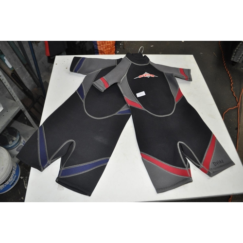 51 - 2 OSPREY CHILDS SHORTY WETSUITS