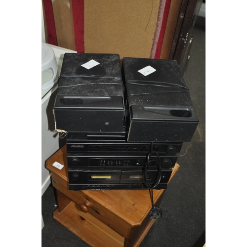 551 - BUSH MUSIC SYSTEM WITH 2 SPEAKERS