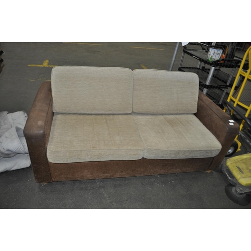 577 - BROWN  LUXURY SOFABED