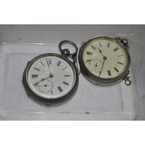 693 - 2 POCKET WATCHES WITH KEYS