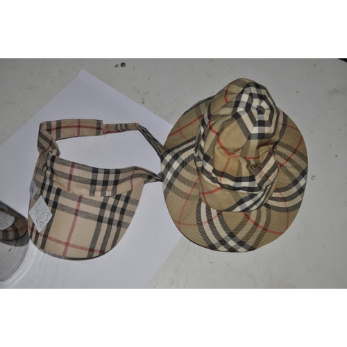 704 - 2 BURBERRY HATS