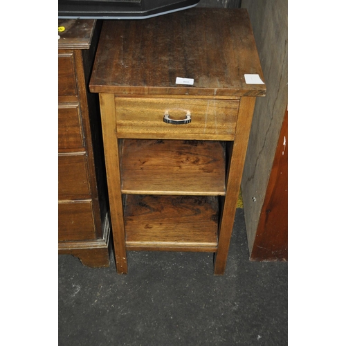 866 - MAHOGANY SINGLE DRAWER CABINET