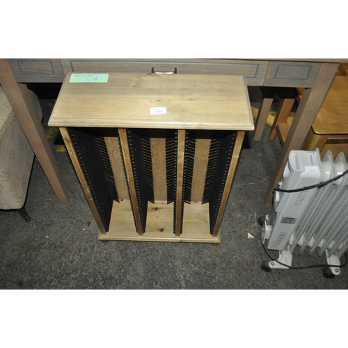 871 - PINE CD RACK