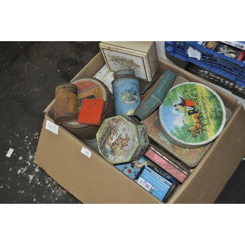142 - LARGE QTY OF VINTAGE TINS