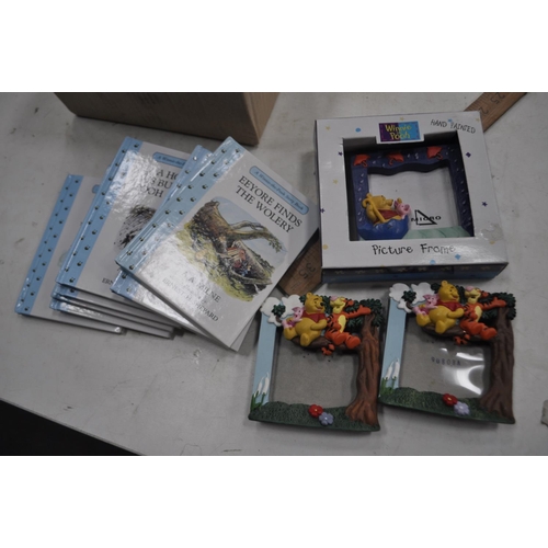 147 - BOX OF DISNEY COLLECTABLE ITEMS   WINNIE THE POOH