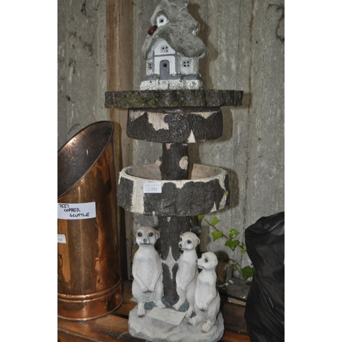151 - LARGE MEERKAT SOLAR TOWER/ FEEDING STATION