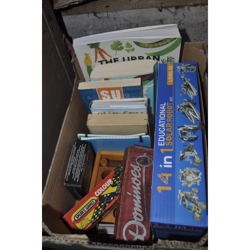 160 - BOX INC SOLAR ROBOT AND GAMES ETC