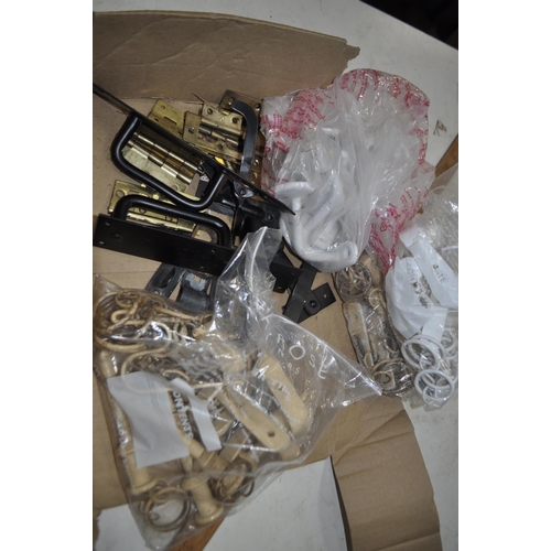 164 - QTY OF CURTAIN POLE FIXINGS