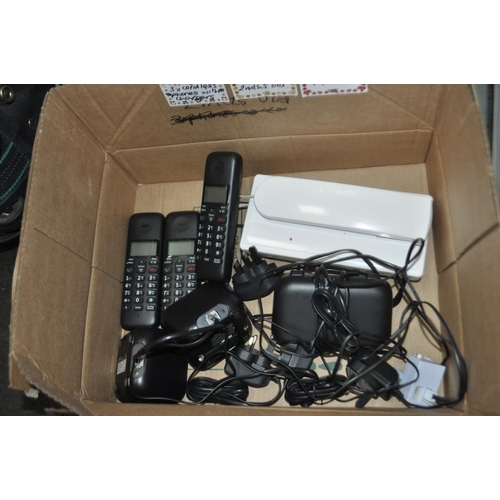 170 - 3 X CORDLESS PHONES AND CHARGERS WITH ANSWERING MACHINE APPROX 2 MONTHS OLD   BT3960