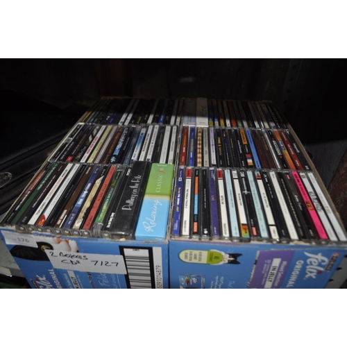 176 - 2 BOXS OF MIXED CDS