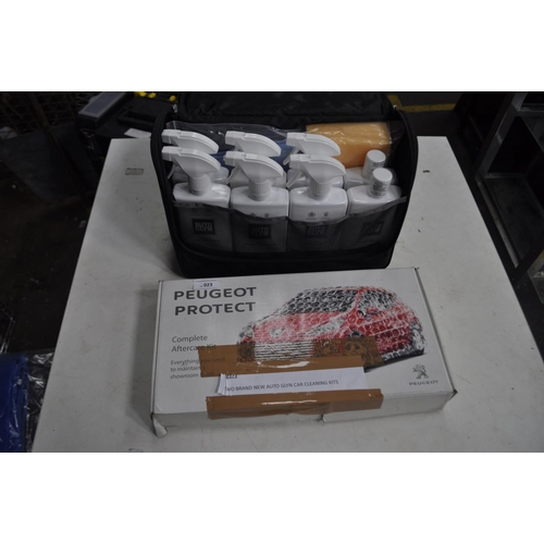 23 - BOXED COMPLETE CAR AFTERCARE KIT AND BAGGED LIFESHINE