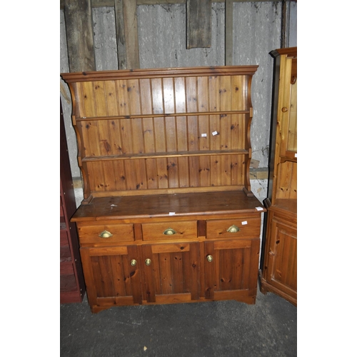 851 - PINE DRESSER 3 DRAWER, 3 DOOR