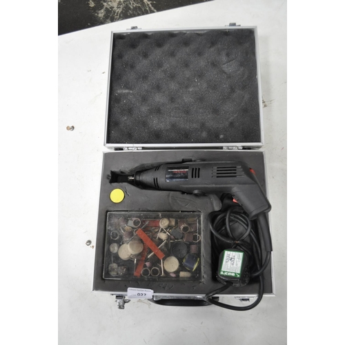 27 - CASED ELECTRIC MULTI-TOOL WITH SELECTION OF ACCESORIES AND HEADS