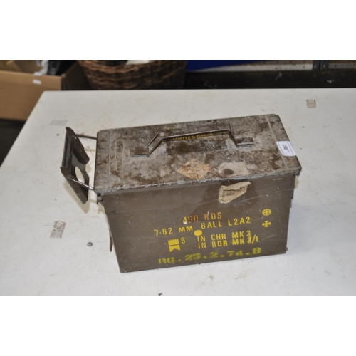 87 - METAL AMMO TIN