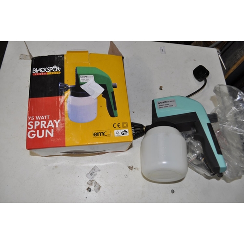 46 - BOXED BLACKSPUR 75W ELECTRIC SPRAY GUN