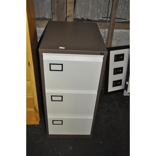 835 - THREE TEIR METAL FILING CABINET