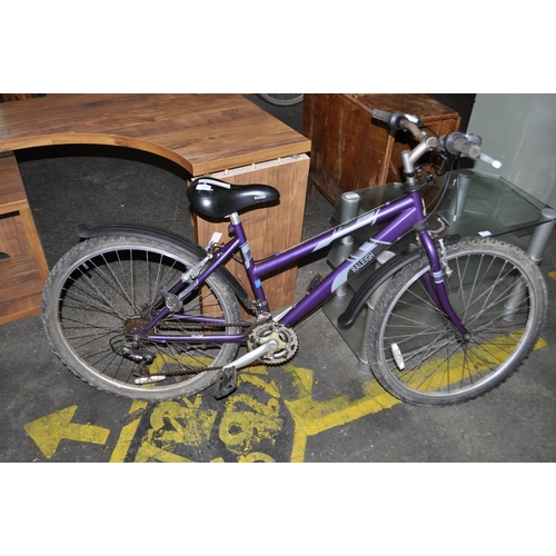 9 - RALEIGH LADIES VIXEN PURPLE MOUNTAIN BIKE 18 SPEED