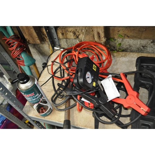 35 - AA  TYRE INFLATOR  , JUMP LEADS AND EMERGENCY TRYE REPAIR