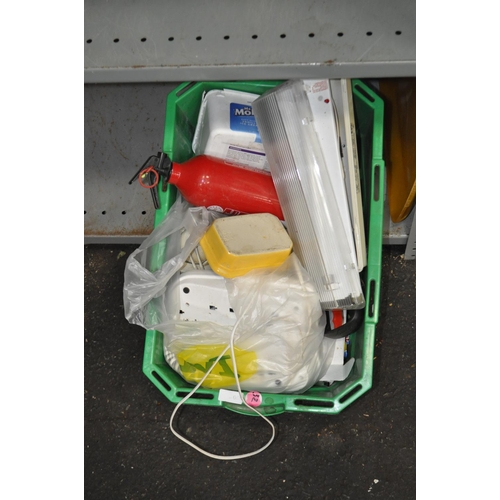 65 - BASKET INC FIRE EXTINGUISHER AND LANDLINE PHONE ETC