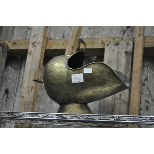 49 - BRASS COAL HELMET