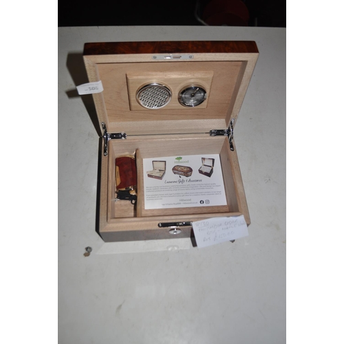 506 - THEREDORE MAPEL CIGAR BOX