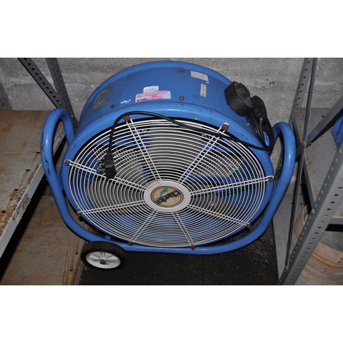 76 - CLARKE AIR WORKSHOP FAN   (£299 NEW)