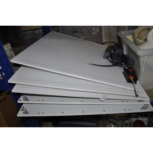 435 - 6 X LED RECESSED LIGHTING PANELS