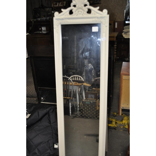 664 - MODERN ORNATE FREESTANDING MIRROR