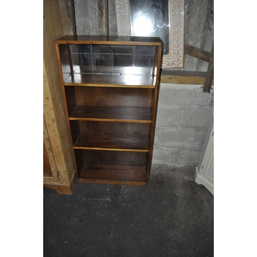 802 - 4 TIER VENEER BOOKCASE