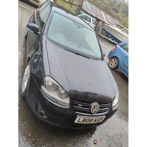 272 - VW GOLF 2008 WITH MOT TILL APRIL    2.0GT TDI    (TESTED ROUND THE BLOCK ENGINE, GEARBOX, BRAKES ALL... 