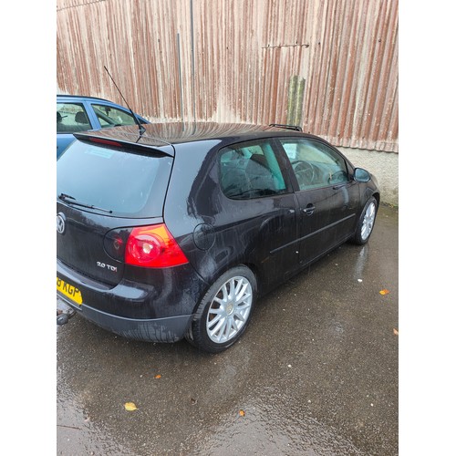 272 - VW GOLF 2008 WITH MOT TILL APRIL    2.0GT TDI    (TESTED ROUND THE BLOCK ENGINE, GEARBOX, BRAKES ALL... 