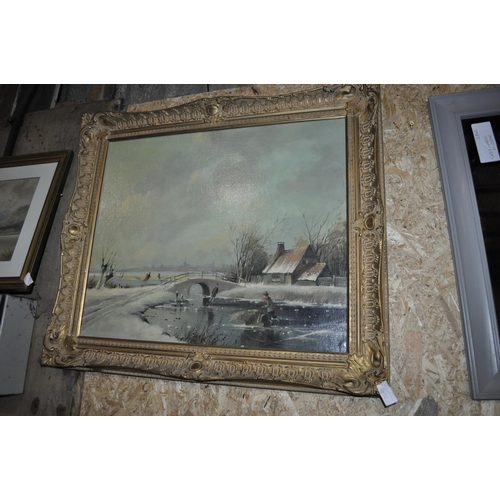 852 - ORIGINAL SIGNED OIL ON BOARD