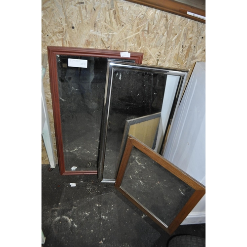 860 - 3 X WALL MIRRORS
