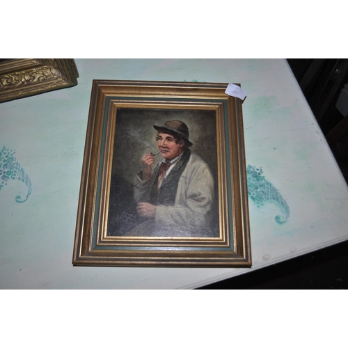 862 - ORIGINAL OIL ON BOARD   SIGNED