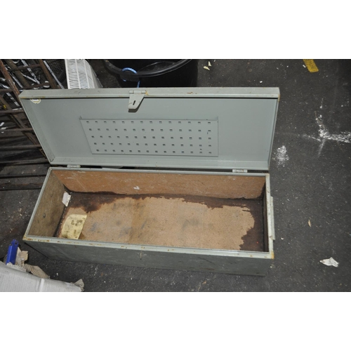 17 - LARGE METAL STORAGE BOX FOR TOOLS