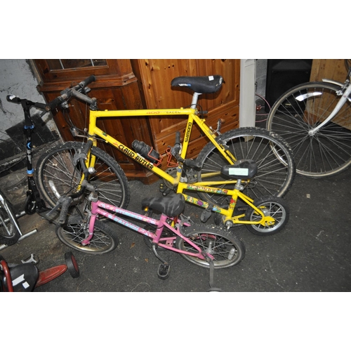 2 - 2 X KIDS BIKE AND CLAUD BUTLER MOUNTAIN BIKE