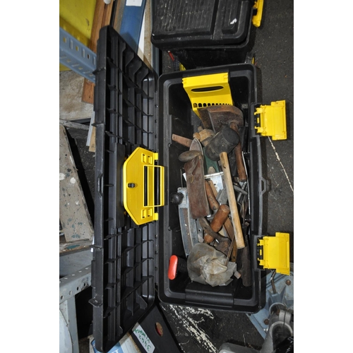 36 - WHEELED STORAGE TOOL BOX WITH CONTENTS