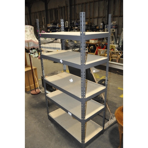 594 - 5 TIER METAL SHELVING UNIT