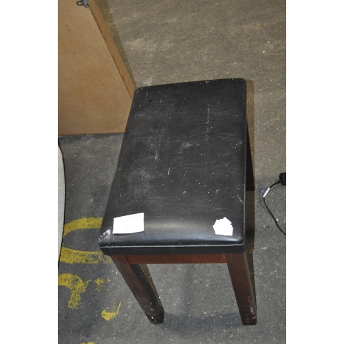 601 - STURDY WOODEN STOOL