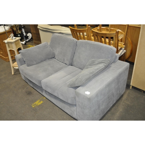 608 - 2 SEATER GREY SOFA BED